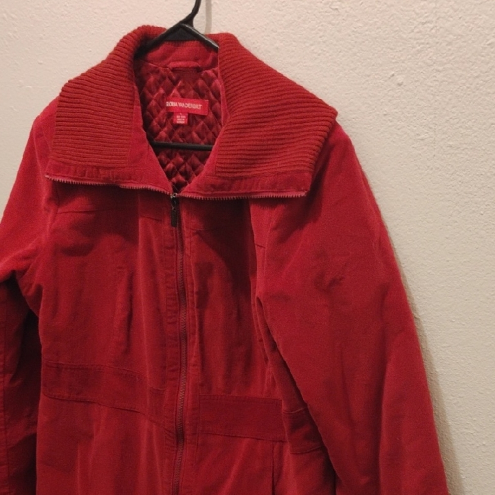 Gloria Vanderbilt Rust Quilted Jacket